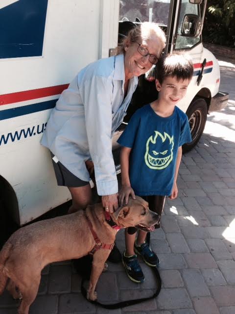 Jack meets goldie with Bonnie mail lady